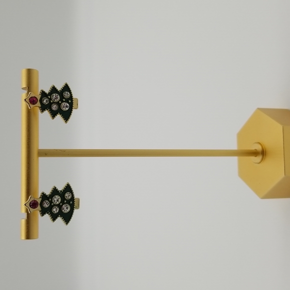 Mini Christmas Tree stud earrings - Picture 2 of 6